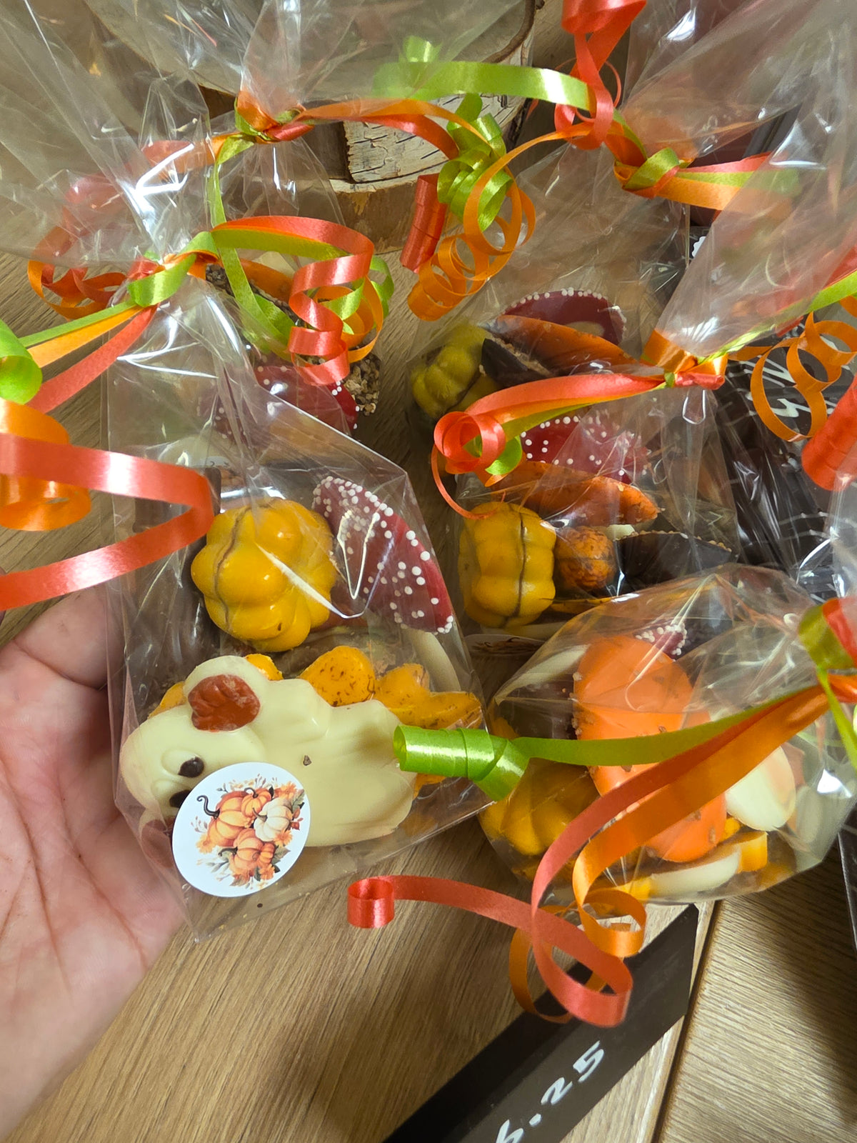 Zakje herfstchoco