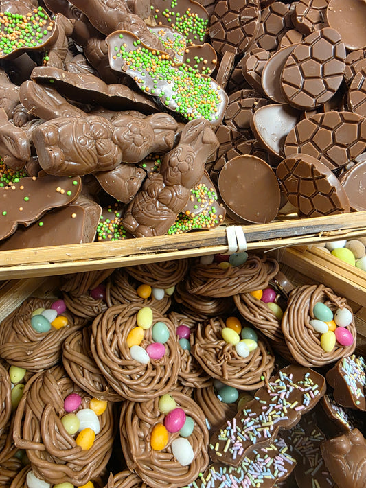 Assorti Paas chocola massief 250 gram