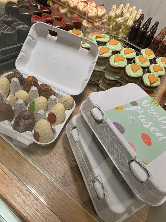 Eierdoosje 12 eitjes assorti