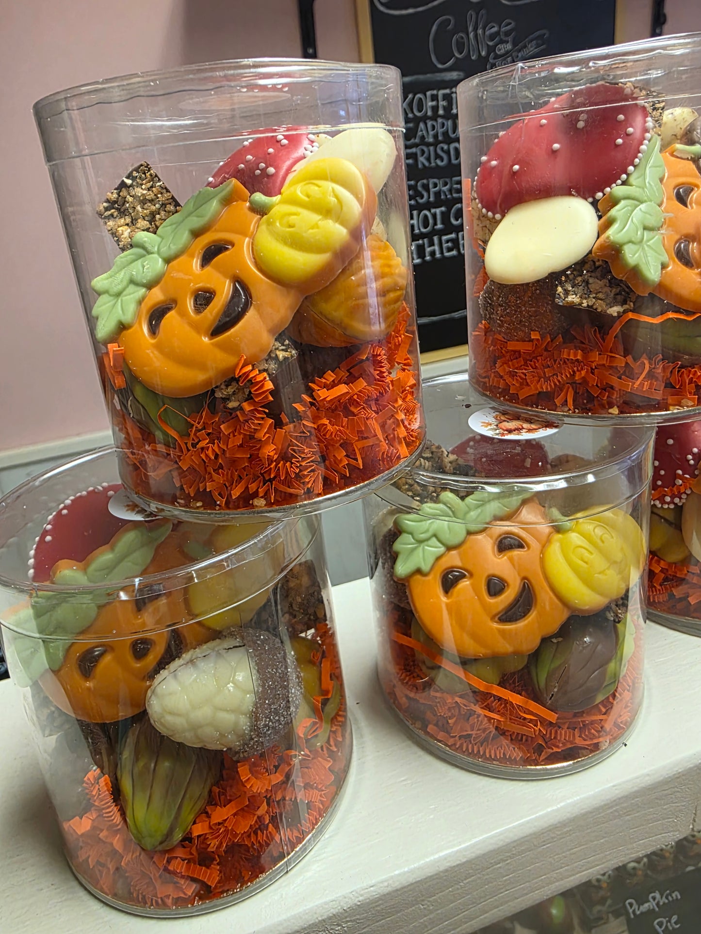 Doosje herfstchocolade