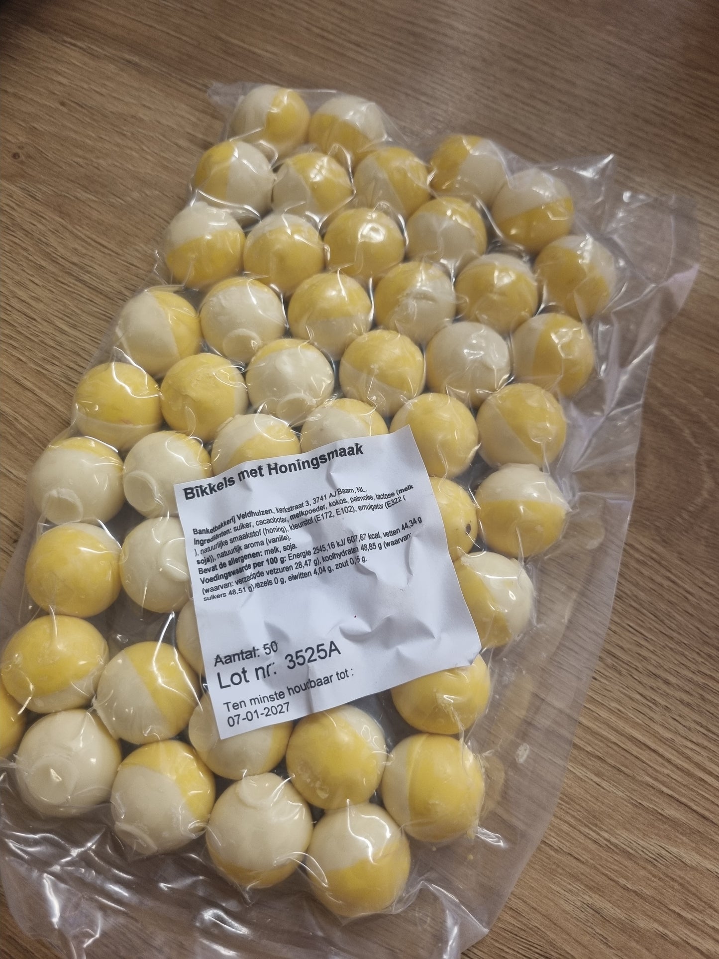 50 bikkels honing